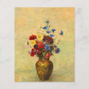 Flores Vintage em um Vase (1910) por Odilon Redon