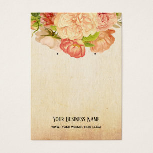 Flores Vintage Watercolor que Ouvem Placas de Exib