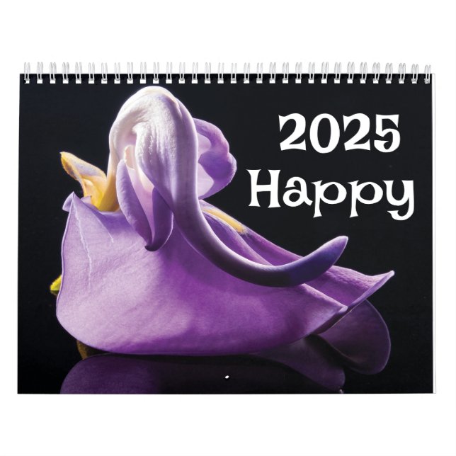 Flores violetas do Calendário 2025 (Capa)