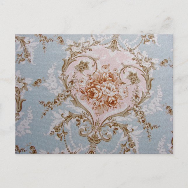 Flores Vitorianas - Cartão Postal / Chá de Casa No (Frente)