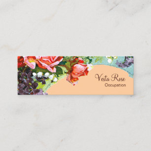 Flores Vitorianas - MUDAR Cartões de visitas COLO