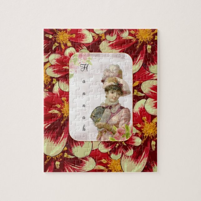 Flores Vitorianas quebra-cabeça Florais (Vertical)