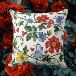 Floresça com Audácia – Almofada de Lança Elegante