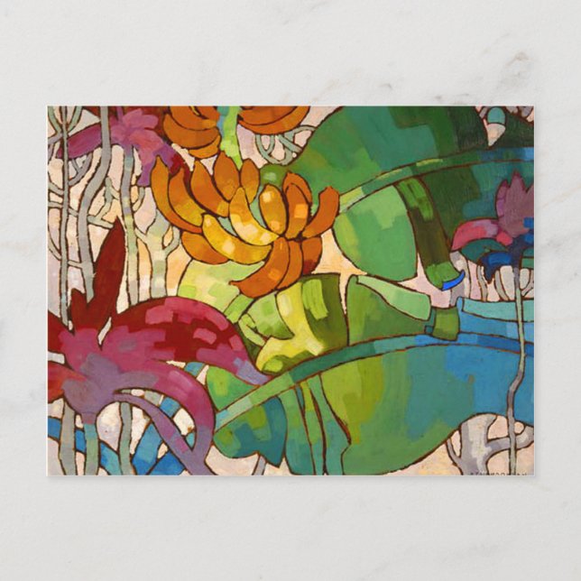 "Floresce" - o cartão de Arman Manookian (Frente)