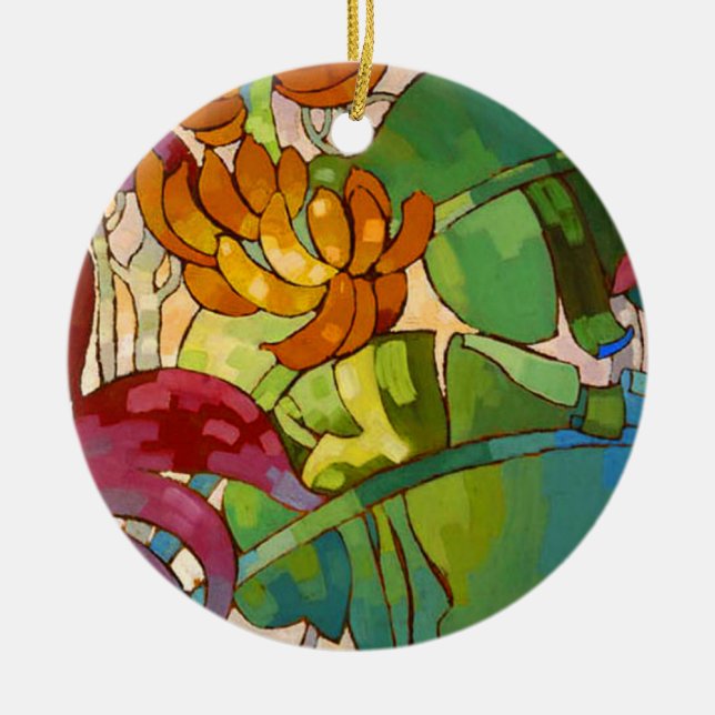 "Floresce" - o ornamento de Arman Manookian (Frente)