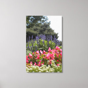 Floresce w/Bird de canvas da rapina