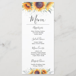 Florescer do Girassol | Menu Floral