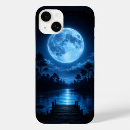Floresta Celestial Iluminada pela Lua Estética Ref