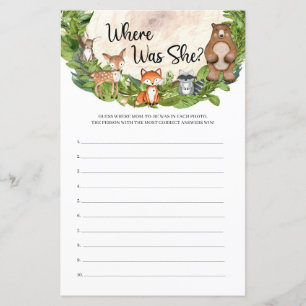 Floresta de animais florestais temia onde ela esta