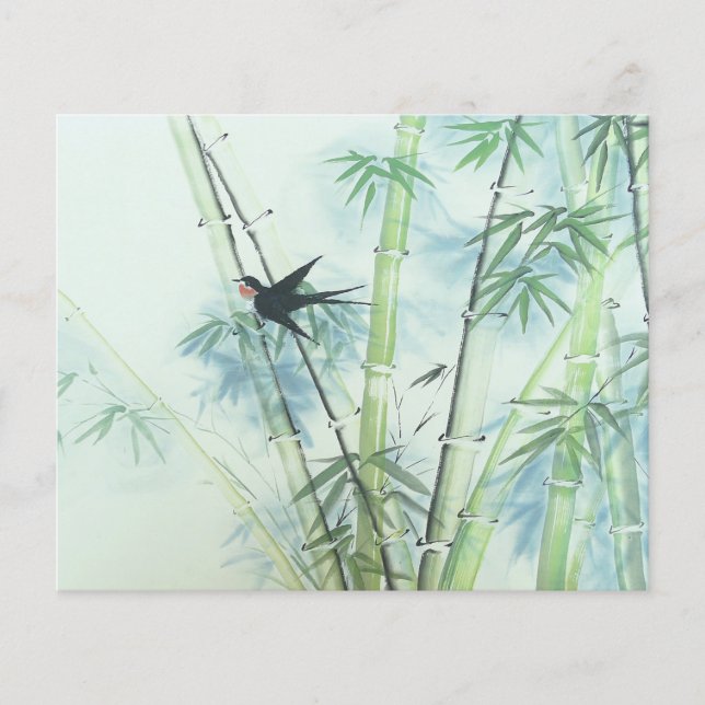 Floresta de Bambu - verde (Frente)