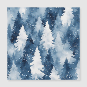 Floresta de Inverno de Pinos Silenciosos