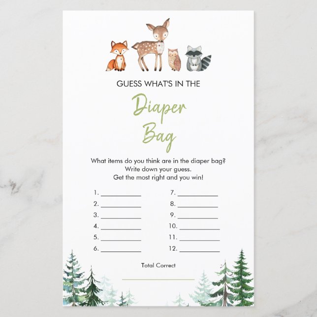 Floresta de Madeira Oh Menino Chuva O que está na  (Frente)