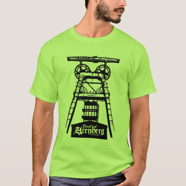 Floresta de Paris Roubaix da camisa de Arenberg T (Frente)
