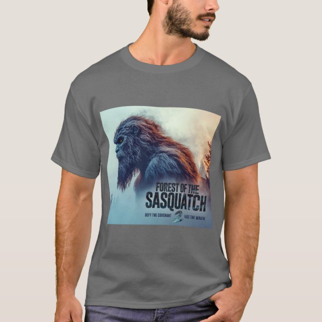 Floresta do Sasquatch 2 T-Shirt (Frente)