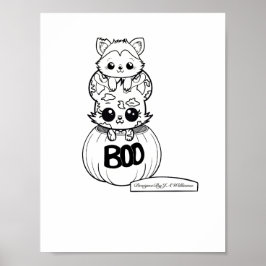 Floresta e Arqueiro colorem seu próprio Poster