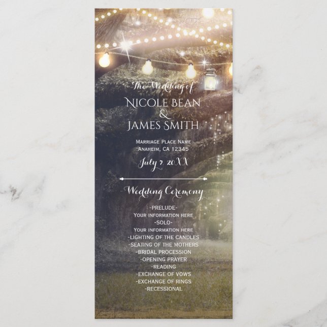 Floresta Encantada de Rustic Woods & Programa de L (Frente)