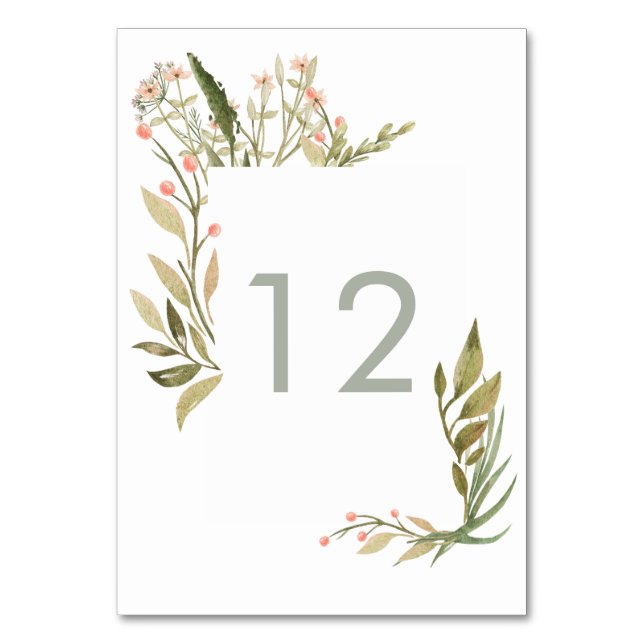 Floresta Mágica | Cartão de Mesa (Frente)