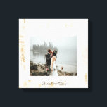 Floresta Mágica | Impressão Personalizada em Tela<br><div class="desc">Nossa coleção de magia da floresta apresenta folhagens e flores numa paleta de cores suaves e delicadas de rosa,  verde e dourado em tons pastel para um efeito de aquarela suave. Perfeita para todas as estações se você procura elegância num pacote romântico.</div>