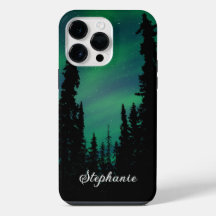 Floresta Personalizada das Luzes do Norte Verdes
