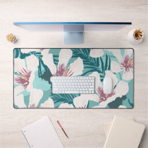 Floresta Tropical de Flor Branca de Hibisco