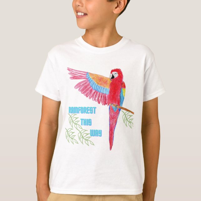 Floresta tropical por aqui, T-Shirt (Frente)