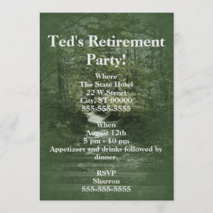 Floresta Verde Com Convite Para Caminho De Escada