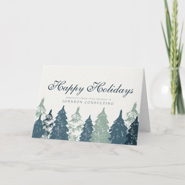 Floresta Verde Pinheira | Cartões de natal (Frente)