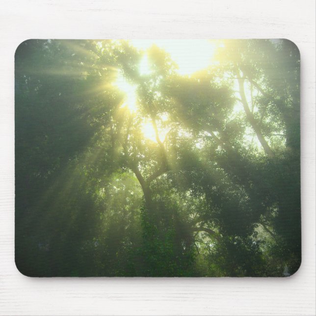 Floresta Verde Profunda - Mousepad (Frente)