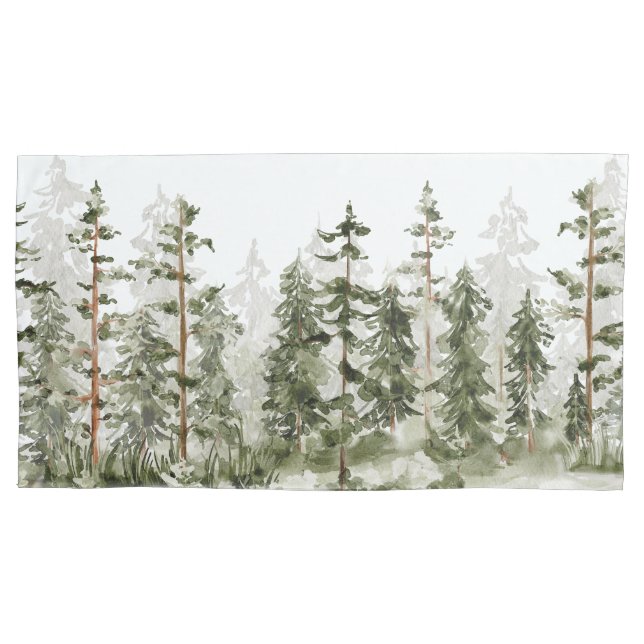 Floresta Verde Rústica Aquarela (Frente)