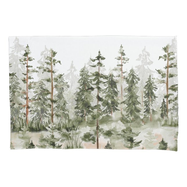 Floresta Verde Rústica Aquarela (Frente)