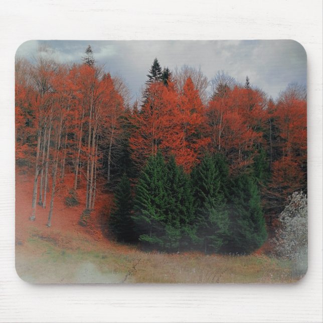 Floresta Vermelha de outubro, Mousepad (Frente)