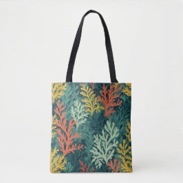 Floresta viva de coral - Saco de Tote