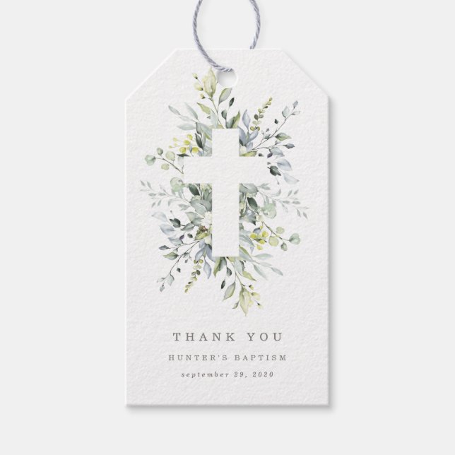 Florestas Azuis Dusty Obrigado Etiqueta (Frente)