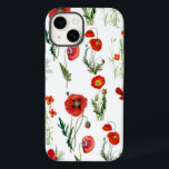 Florestas de Cópias de Água Vermelha<br><div class="desc">Um belo padrão vermelho de aquarelas. Um design floral vermelho com aquarela e flores de papoila e seu verde-verde. Um design ideal para quem adora flores silvestres,  flores vermelhas,  ilustrações de papoila aquática etc.</div>