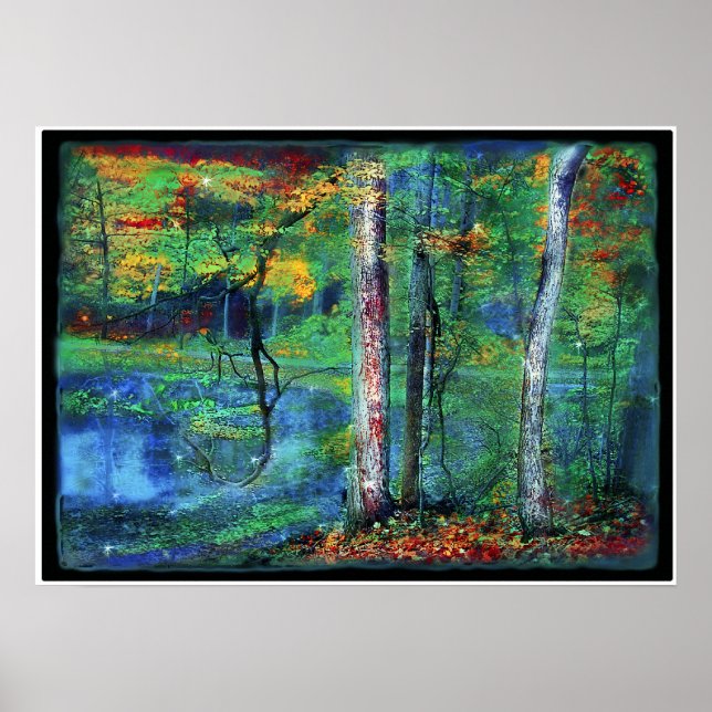 Florestas de Faerie, poster (Frente)