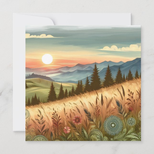 Florestas de Montanha - País Boho Natureza (Frente)