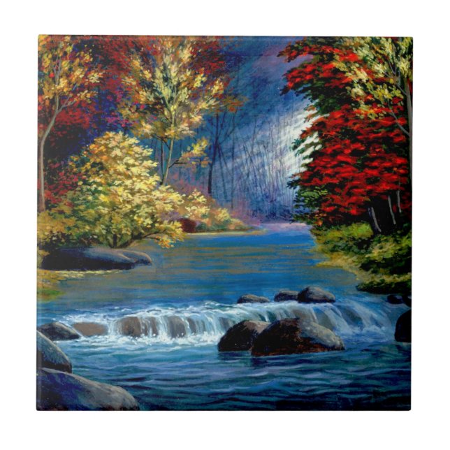 Florestas Misteriosas Pintadas e Azulejo de Rio (Frente)