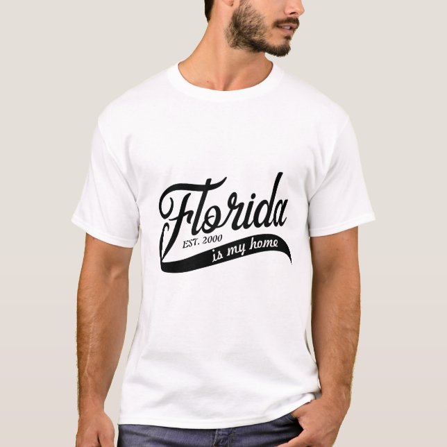 Flórida é minha típica camisa principal (Frente)