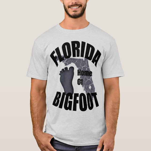 Florida Home of Bigfoot T-shirt (Frente)