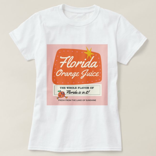 Flórida Orange Juice T-Shirt (Frente do Design)