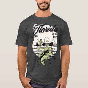 Flórida Pescaria Na Camisa Do Barco