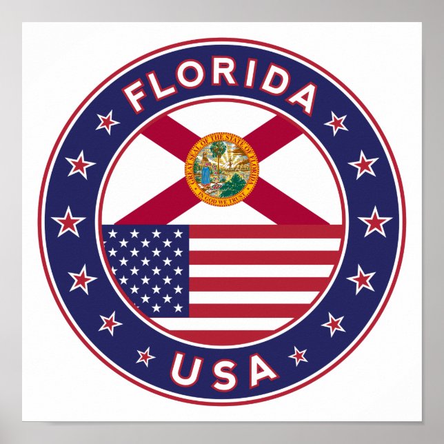Flórida, poster pequena (Frente)