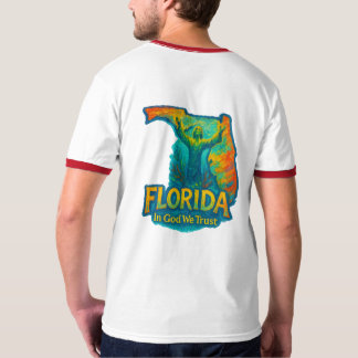Florida State Artistic T-Shirt – Oil Paint Brush-