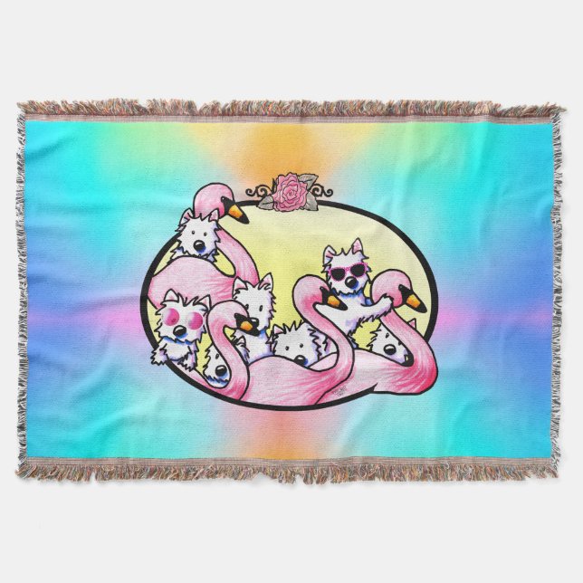 Flórida Westies joga cobertor (Frente)