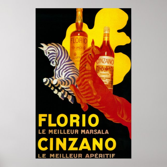 Florio Cinzano Vintage Poster Europe (Frente)