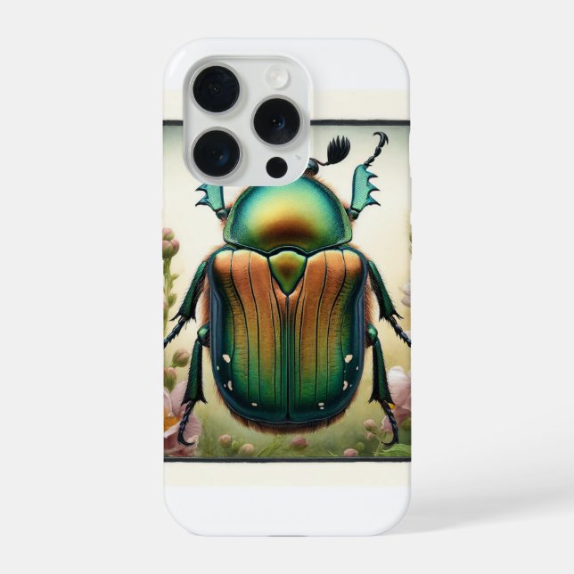 Flower chafer beetle 131024IREF219 - Watercolor (Verso)