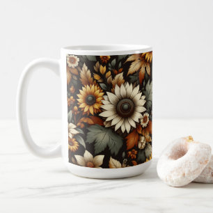 Flower Cute Floral 🌻 caneca de café 15oz
