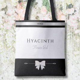Flower Girl Gift | Minimalist Luxury Tote Bag