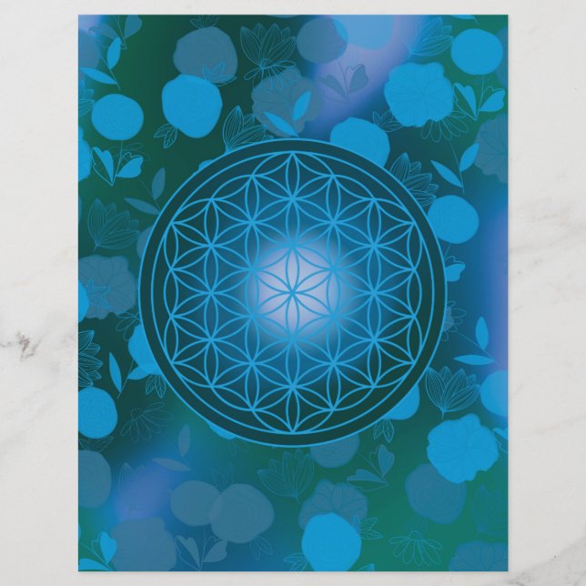 flower of life, chakra,zen,sacred geometric, (Frente)