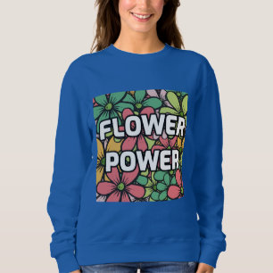FLOWER POWER DAISY T-SHIRTS WOMENTS SWEATSHIRTS